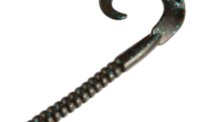 Berkley Black Blue Fleck 7" Power Worm